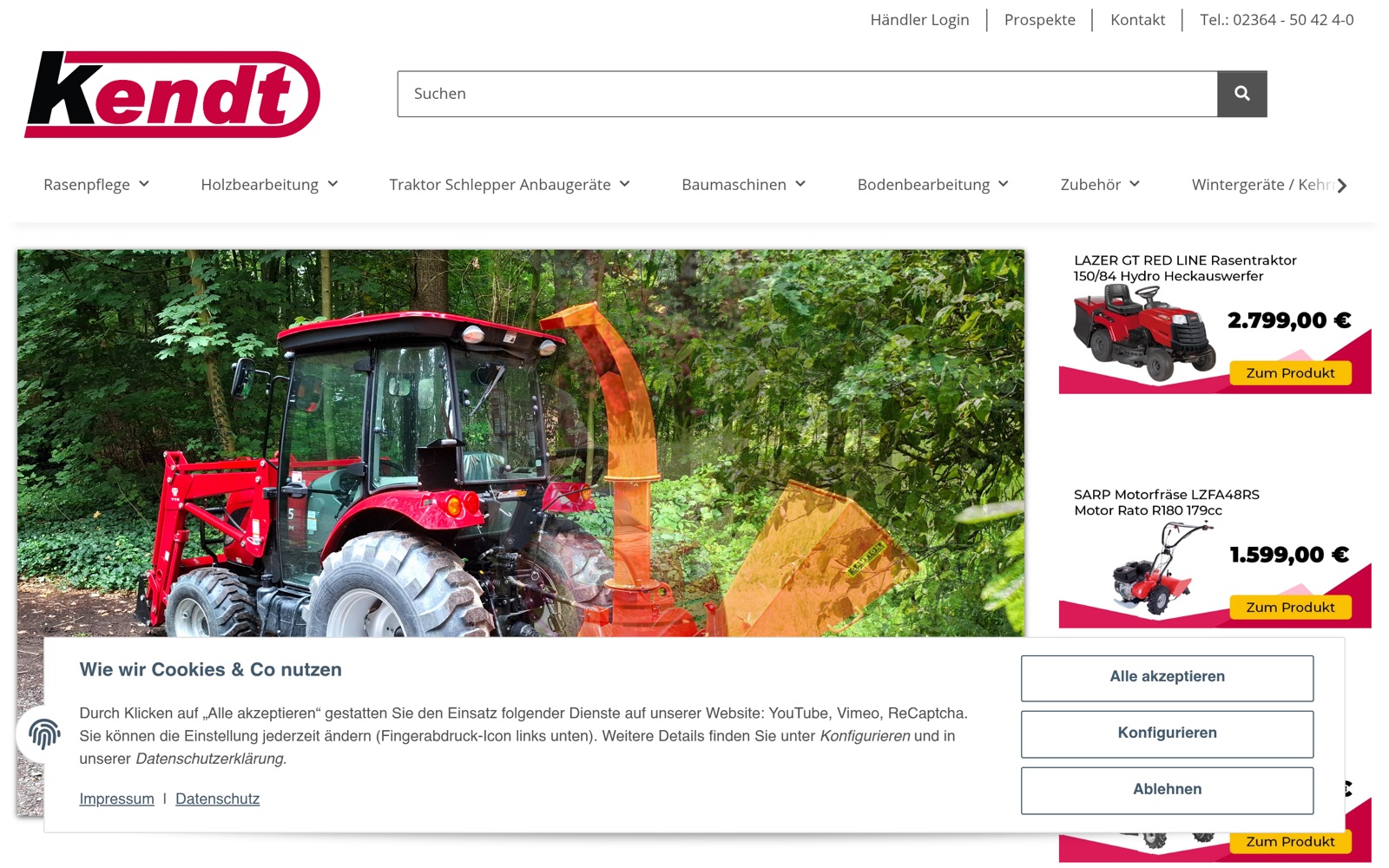 Webseite Kendt